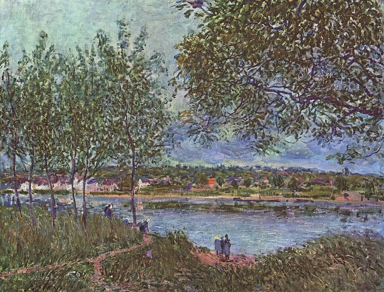 Alfred Sisley Weg der alten Fahre in By